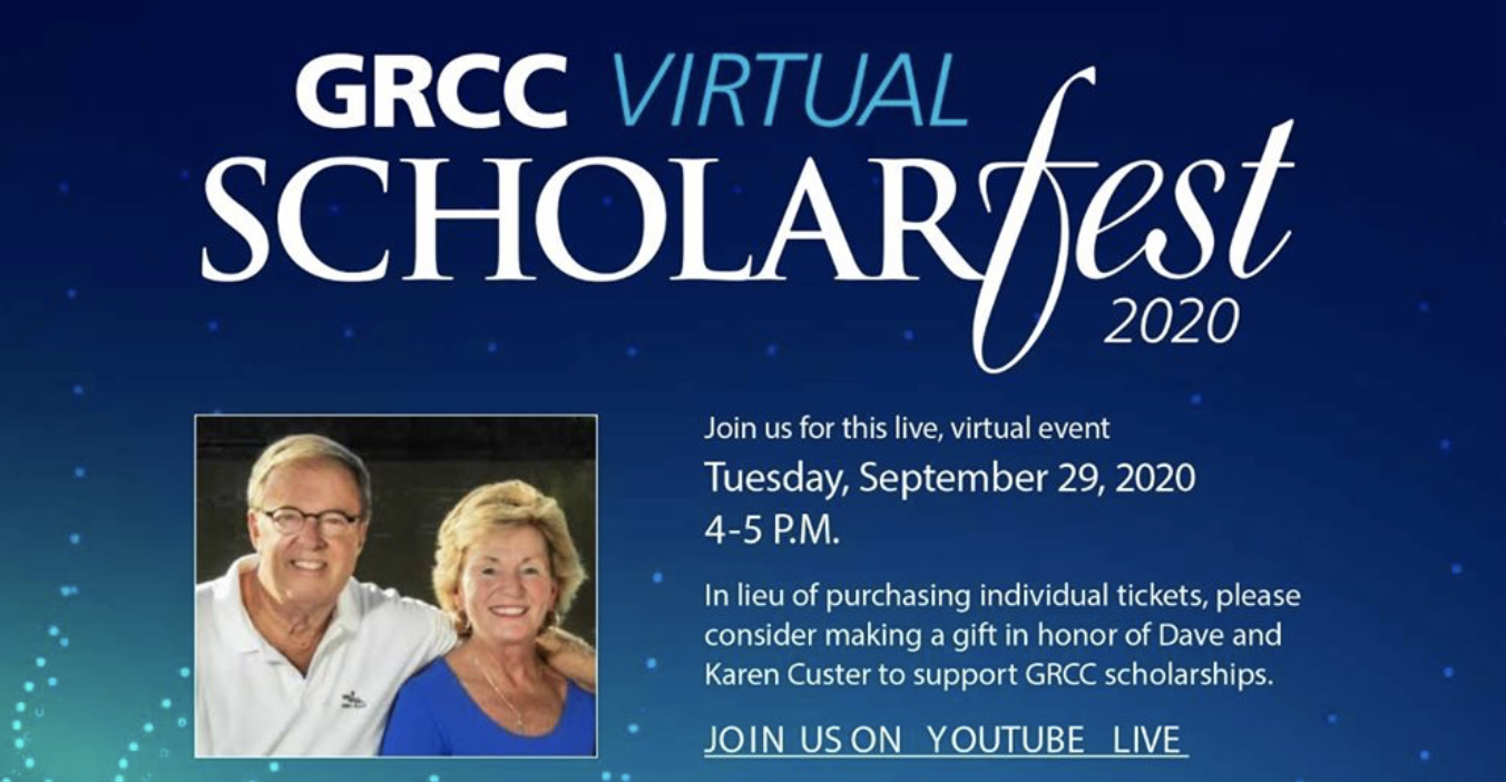 Dave and Karen Custer Grand Rapids Community College Foundation 2020